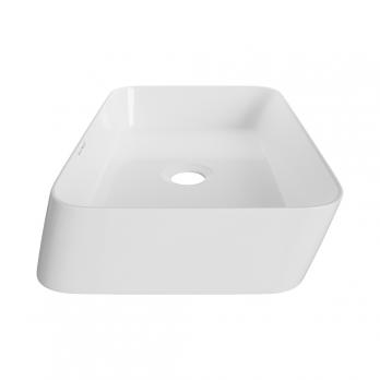 Раковина накладная на столешницу WAVE City 550*390*120 ш*г*в без перелива,белый,прямоуг
