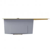 Мойка настол.монтаж 60х50 (3,0) лев. вып 3 1/2  MIXLINE PRO 20см с сифоном (золото)