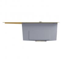 Мойка настол.монтаж 60х50 (3,0) прав. вып 3 1/2  MIXLINE PRO 20см с сифоном (золото)