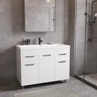 Тумба д/ванной "ЭТЬЕН-100" под раковину Нелли -100 (MIXLINE) (ПВХ)