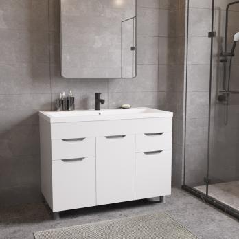 Тумба д/ванной "ЭТЬЕН-100" под раковину Нелли -100 (MIXLINE) (ПВХ)