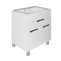 Тумба д/ванной "ЭТЬЕН-65" под раковину Нелли-65 (MIXLINE) (ПВХ)