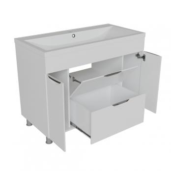 Тумба д/ванной "ЭТЬЕН-90" под раковину Нелли-90 (MIXLINE) (ПВХ)