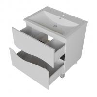 Тумба д/ванной "Лайф-60"  под раковину Марго-60 (MIXLINE) (ПВХ)