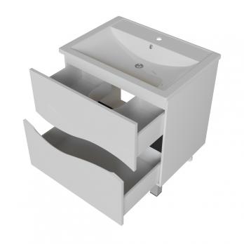 Тумба д/ванной "Лайф-60"  под раковину Марго-60 (MIXLINE) (ПВХ)