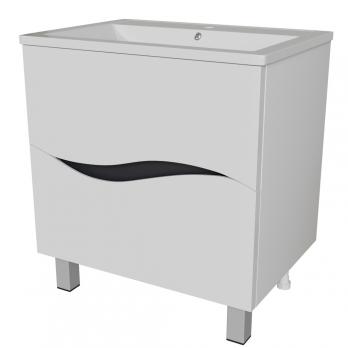 Тумба д/ванной "Лайф-60"  под раковину Марго-60 (MIXLINE) (ПВХ)