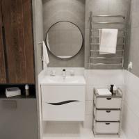 Тумба д/ванной "Лайф-60" подвесная  под раковину Марго-60 (MIXLINE) (ПВХ)