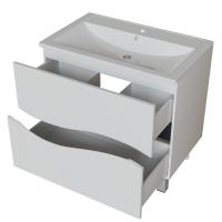 Тумба д/ванной "Лайф-80" под раковину Марго-80 (MIXLINE) (ПВХ)