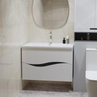 Тумба д/ванной "Лайф-80" подвесная  под раковину Марго-80 (MIXLINE) (ПВХ)