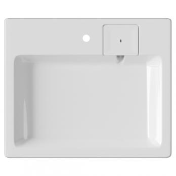 Раковина над стиральной машиной "ЛАЙН" 60*50 ш*г, с кронштейнами (MIXLINE)