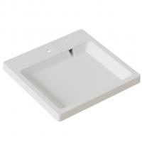 Раковина над стиральной машиной "ЛАЙН" 60*60 ш*г, с кронштейнами (MIXLINE)