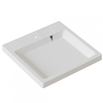 Раковина над стиральной машиной "ЛАЙН" 60*60 ш*г, с кронштейнами (MIXLINE)