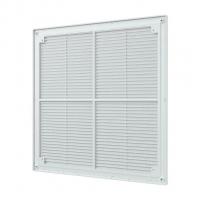 Решетка вент. 400*400 4040Р ж/наклонные с сеткой, разъемная ERA