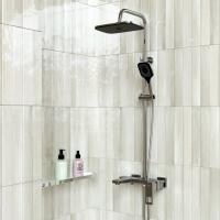 Душевая система 35к MIXLINE ML2409 излив лейка 3 позиции +лейка "Тропический душ" ХРОМ