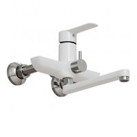 Душевая система 35к MIXLINE ML2415 излив лейка 3 позиции +лейка "Тропический душ" ХРОМ/БЕЛЫЙ