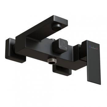 Душевая система 35к MIXLINE ML2417 излив лейка 3 позиции +лейка "Тропический душ" ЧЕРНЫЙ