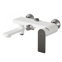 Душевая система 35к MIXLINE ML33-06"City White"излив лейка 3 поз. +лейка"Тропический душ" БЕЛЫЙ/ХРОМ