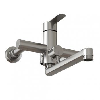 Душевая система 35к MIXLINE MLSS32-06 "Stainless" излив лейка 3 поз.+лейка"Тропический душ" НЕРЖ