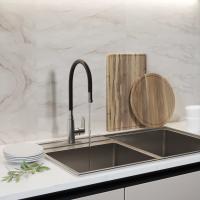 Излив для см кухня ГИБКИЙ черный (для смесителей MIXLINE MLSS36-09)