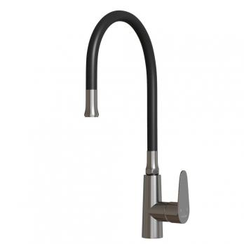 Излив для см кухня ГИБКИЙ черный (для смесителей MIXLINE MLSS36-09)