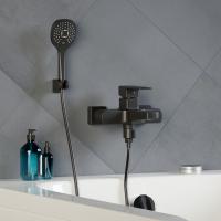 Смеситель для ванны 35k MIXLINE ML34-01 "Solo Black" ЧЕРНЫЙ