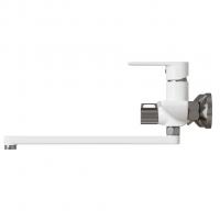 Смеситель для ванны и раковины 35k MIXLINE ML33-02 "City White" БЕЛЫЙ/ХРОМ