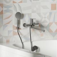 Смеситель для ванны и раковины 35k MIXLINE MLSS-021 НЕРЖ