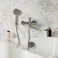 Смеситель для ванны и раковины 35k MIXLINE MLSS32-02 "Stainless" НЕРЖ