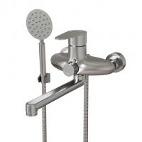 Смеситель для ванны и раковины 35k MIXLINE MLSS36-021 "Steel Kit" НЕРЖ