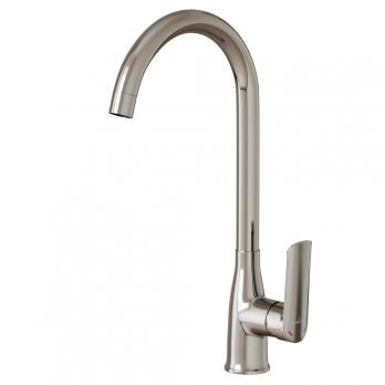 Смеситель для кухни 35k MIXLINE ML29-032 "Comfort" высокий излив боковая ручка