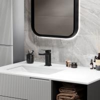 Смеситель для раковины 35k MIXLINE ML34-04 "Solo Black" ЧЕРНЫЙ