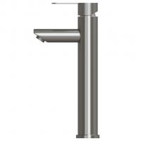 Смеситель для раковины 35k MIXLINE MLSS32-042 "Stainless" высокий излив НЕРЖ