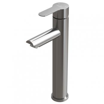 Смеситель для раковины 35k MIXLINE MLSS32-042 "Stainless" высокий излив НЕРЖ