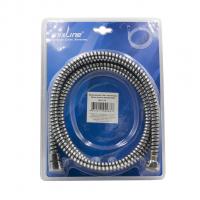 Шланг душевой 150 см имп/кон, ПВХ, черный/хром MIXLINE MIX-6-150 ЛЮКС (блистер)