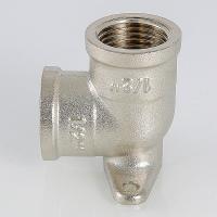 Фитинг резьбовой – угольник с креплением (водорозетка)
