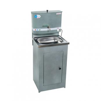 Рукомойник "Акватекс" металл. 500х430 аквамикс (ЭВН-20л +мойка нерж.) в коробе