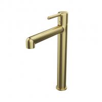 Смеситель для раковины 26к IDDIS AIGMG01i01 "Aiger" высокий, литой, п/гайку  ЗОЛОТО матовый