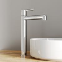 Смеситель для раковины 26к IDDIS AIGSB01i01 "Aiger" высокий, литой, п/гайку, ХРОМ