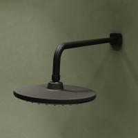 Душевая система 35к IDDIS RAYBL02i67 "Ray" лейка "Тропический душ", встраиваемая ЧЕРНЫЙ матовый