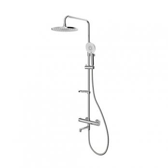 Душевая система термостат Milardo ILSSBTHM06 "Ideal Spa" лейка "Тропический душ" ХРОМ