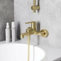 Смеситель для ванны 35к IDDIS AIGMG00i02WA "Aiger" без душ. аксессуаров, ЗОЛОТО матовый