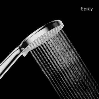 Лейка для душа Milardo ILS3FCRM18 "Ideal Spa" D130мм, 3 режима, ХРОМ, коробка