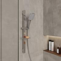 Лейка для душа Milardo ILS3FCSM18 "Ideal Spa" квадрат, 3 режима, ХРОМ, коробка