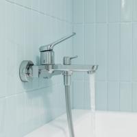 Смеситель для ванны 35к IDDIS PARSB02i02WA "Parker" без душ. аксессуаров, ХРОМ