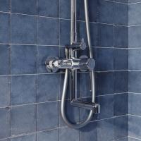 Душевая система 35к IDDIS AIGSB3Fi06 "Aiger" лейка "Тропический душ" ХРОМ