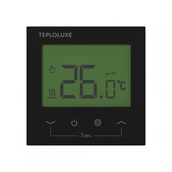 Терморегулятор ТЕПЛОЛЮКС Pontus черный, цифровое управление