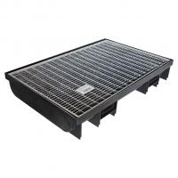 Решетка придверная стальная ячеистая оцинкованная 390*590*20 для поддона  (746)
