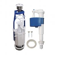 Арматура к смыв.бачку 2-х Кноп Уклад хром нижний подвод унив колонка D40 (А77.59.14.1)