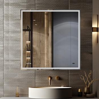 Зеркало MIXLINE "Велес" 700*800 (ШВ) бесконтактный сенсор, светодиодная подсветка