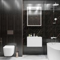 Тумба д/ванной "ВЕКТОР-60" подвесная "push-to-open" под раковину Марго-60 (MIXLINE) (ПВХ)